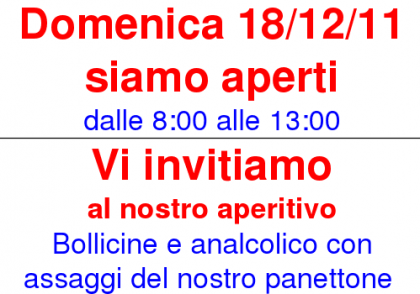 Bollicine, analcolico e panettone! Bollicine, analcolico e panettone!