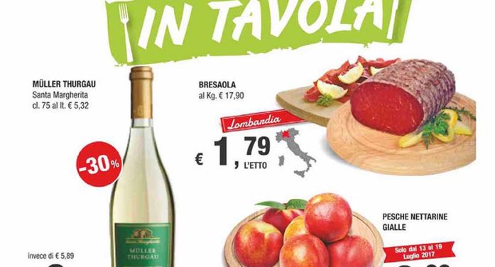 Volantino valido dal 13 giugno al 26 luglio Volantino valido dal 13 giugno al 26 luglio