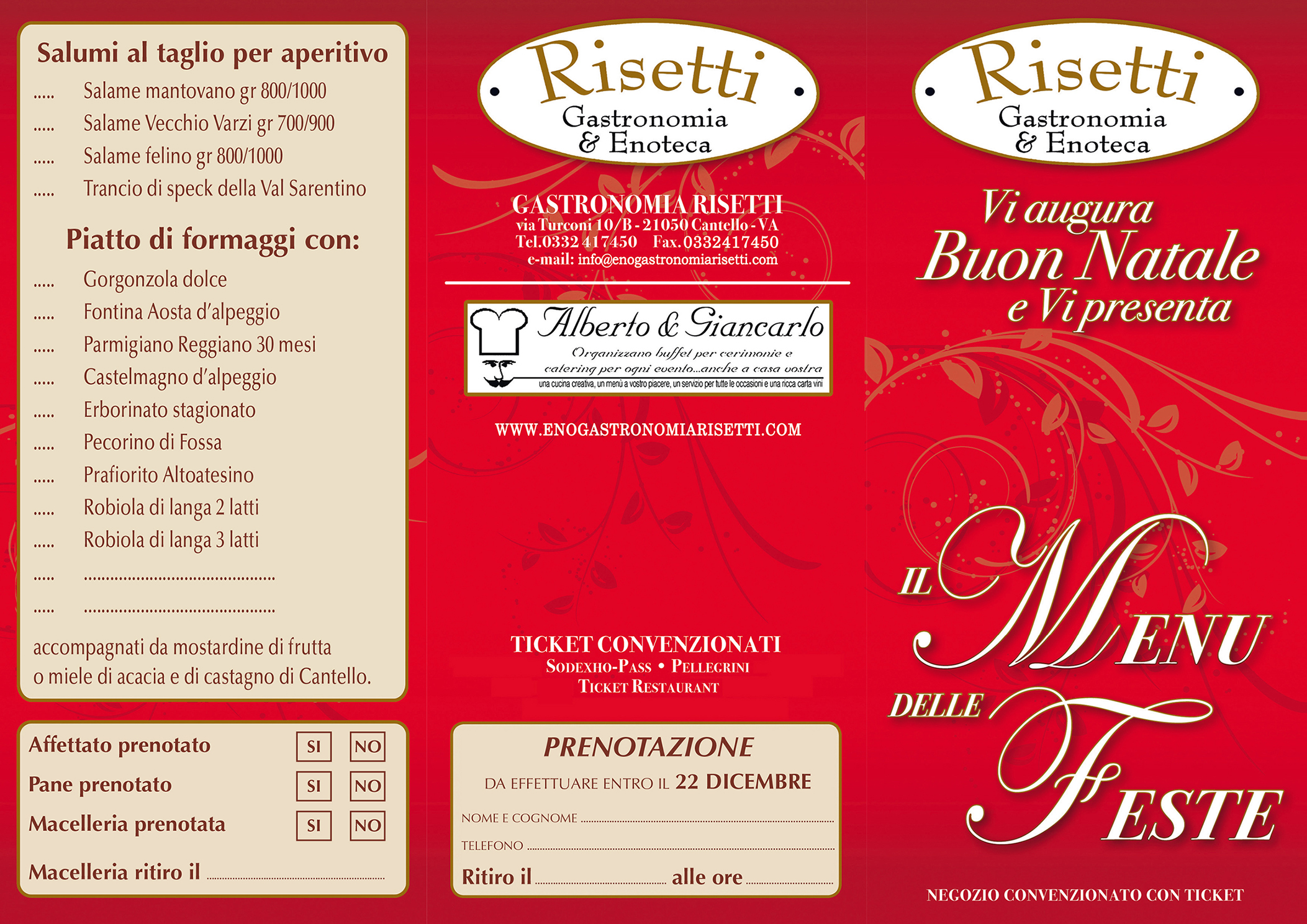 Menu Di Natale Gastronomia.Il Menu Di Natale 2018 Enogastronomia Risetti