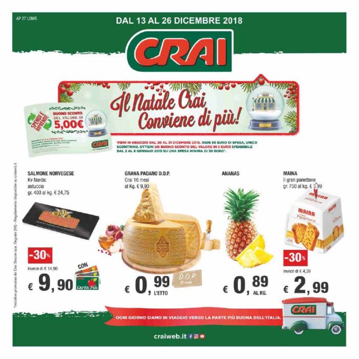 Nuovo volantino dal 13 al 26 dicembre Nuovo volantino dal 13 al 26 dicembre