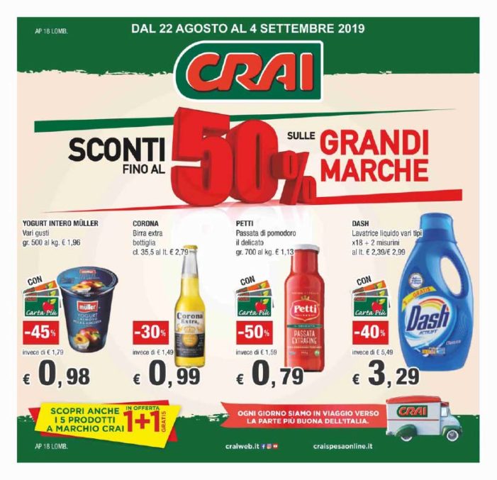 Volantino dal 22 agosto al 4 settembre Volantino dal 22 agosto al 4 settembre
