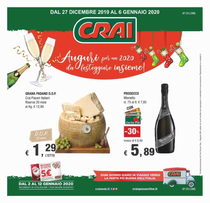 Volantino dal 27 dicembre 2019 al 6 gennaio 2020 Volantino dal 27 dicembre 2019 al 6 gennaio 2020