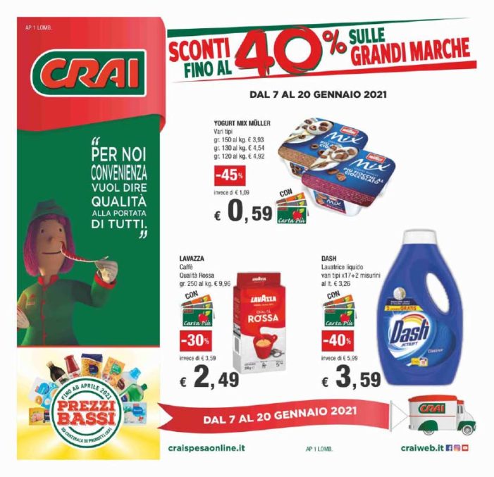 Volantino dal 7 al 20 gennaio 2021 Volantino dal 7 al 20 gennaio 2021